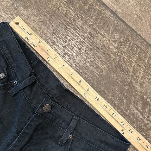Levi's Men's 513 Slim Straight Jean Black Size 30x32 - Picture 6 of 9